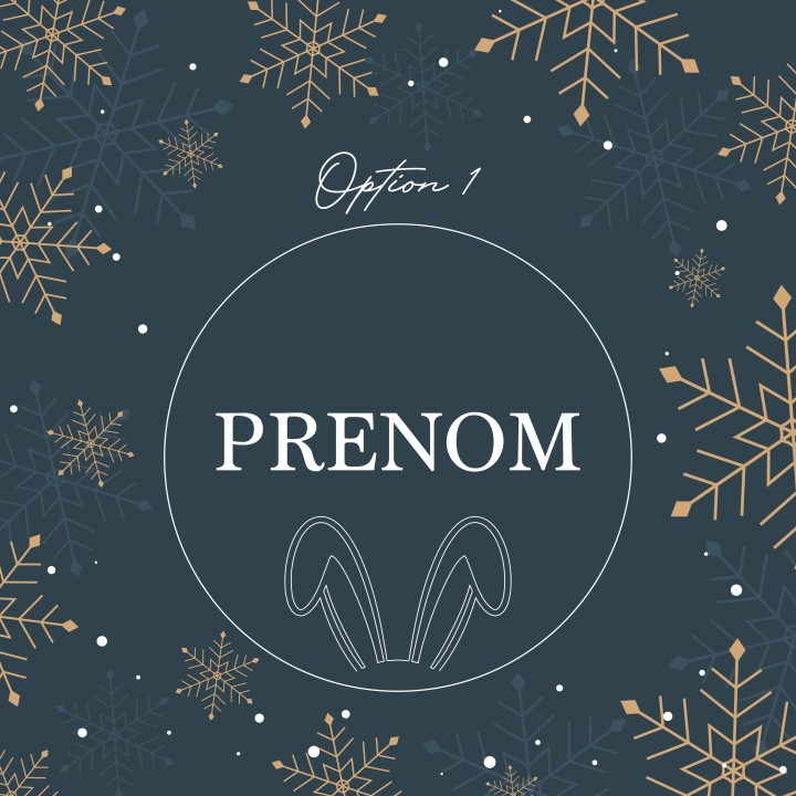 Boule de Noël gravée personnalisée