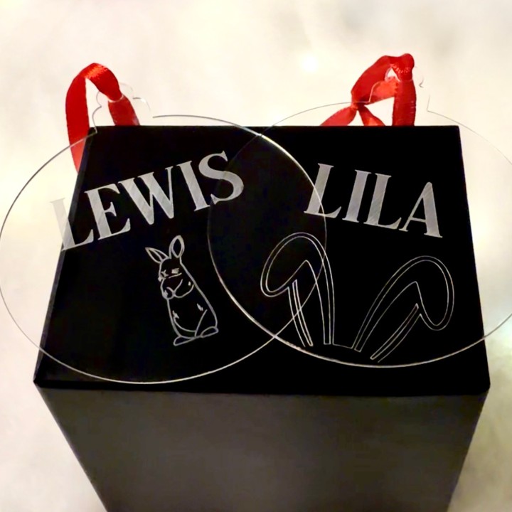 Boule de Noël gravée personnalisée